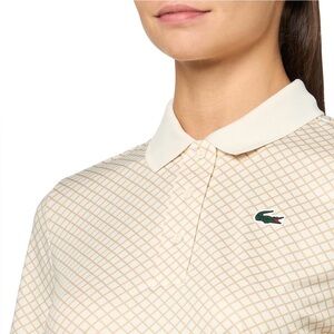 Lacoste Sport Women's Cream Latice UV50 Shirt
